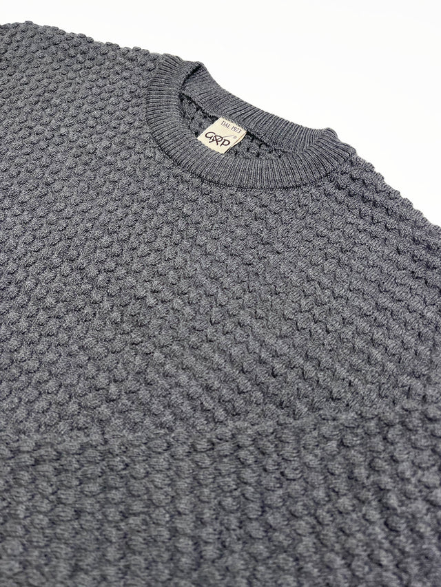 Men's Spot Knit Crewneck Sweater