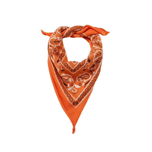 Cashmere Bandana in Orange