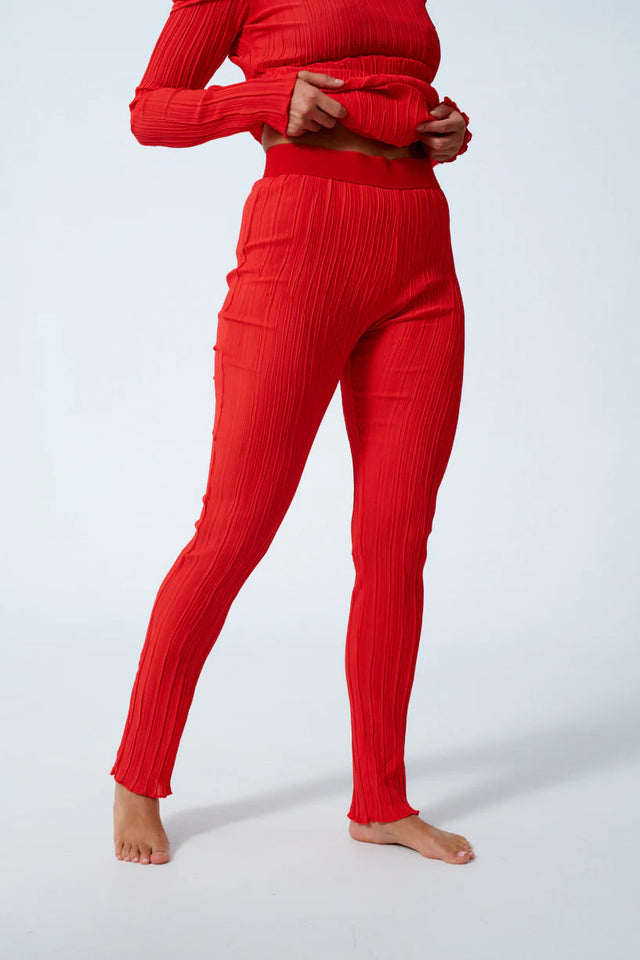 Long Plisse Pant