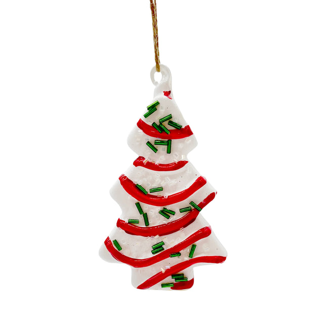 Christmas Tree Cake Holiday Ornament